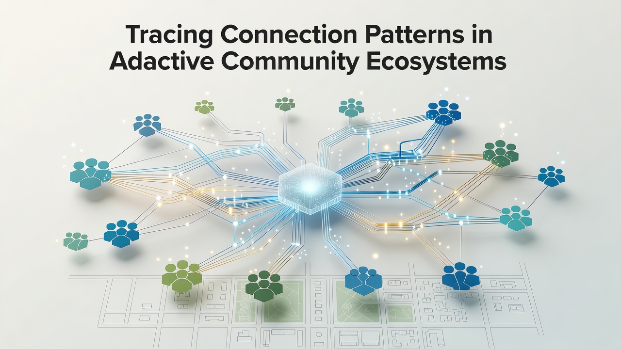 Tracing Connection Patterns in Adaptive Community Ecosystems